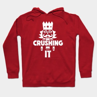 Funny Vintage Nutcracker Crushing It // Cute Christmas Nutcracker Hoodie